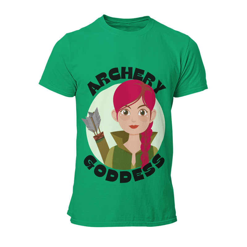 Archery Goddess póló – vörös hajú verzió