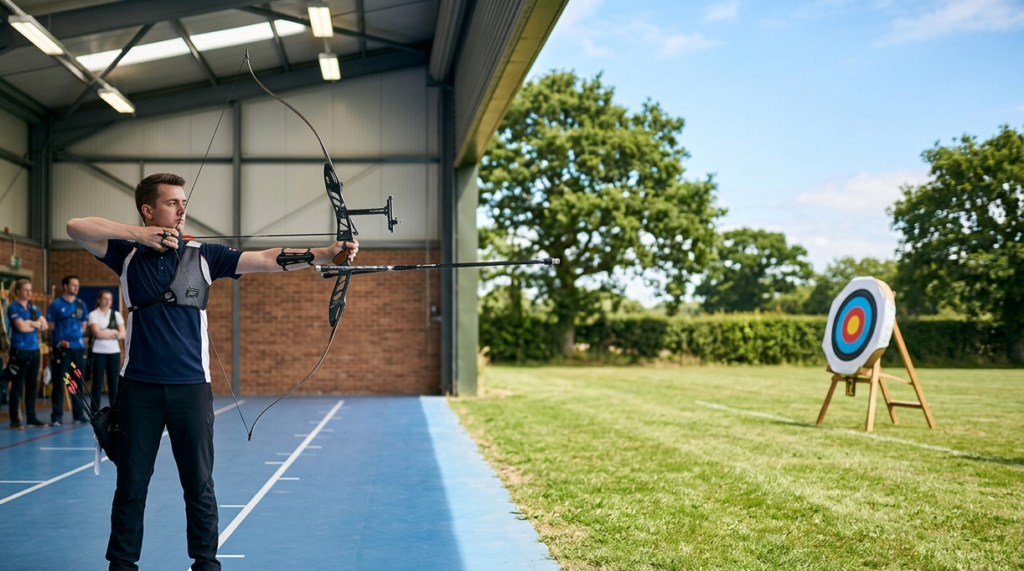 Íjászat:teremből szabadtérre